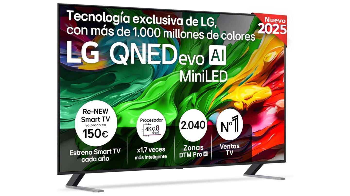 El televisor LG que equilibra imagen premium y gran tamaño baja 650 euros en Amazon