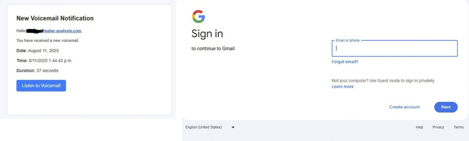 Nueva estafa en Gmail