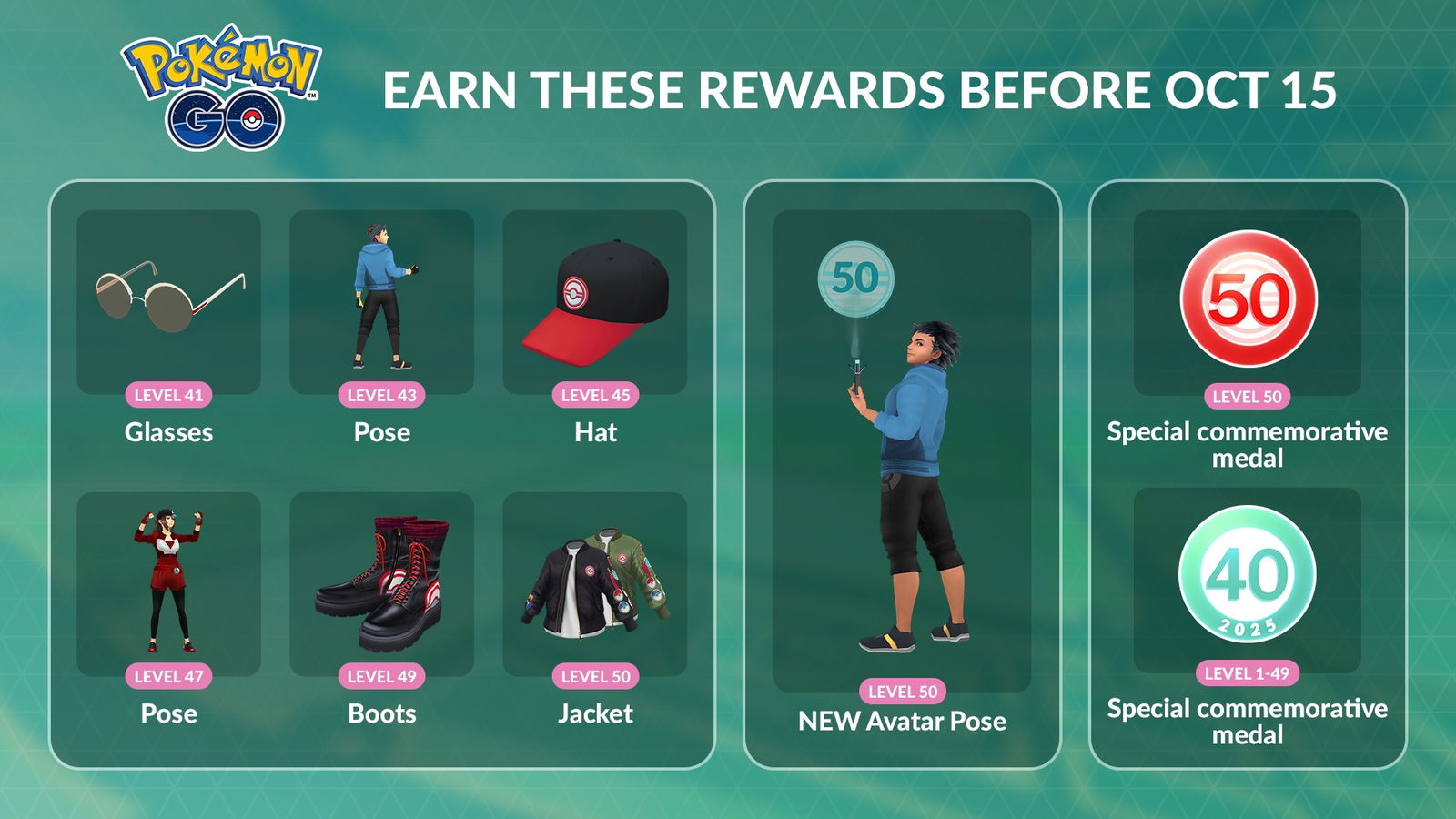 Objetos legado Pokémon GO