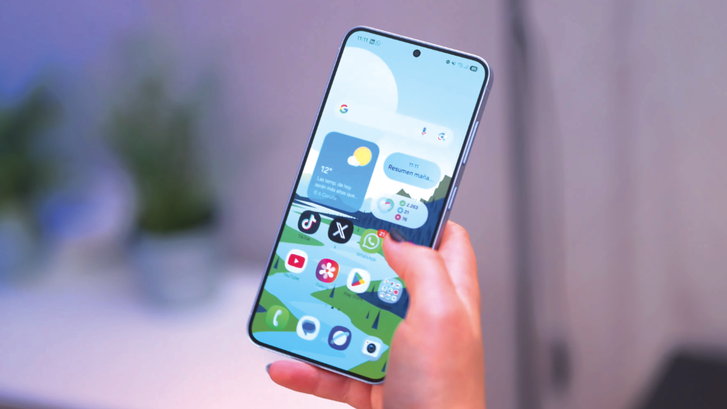 Pantalla del Samsung Galaxy S25