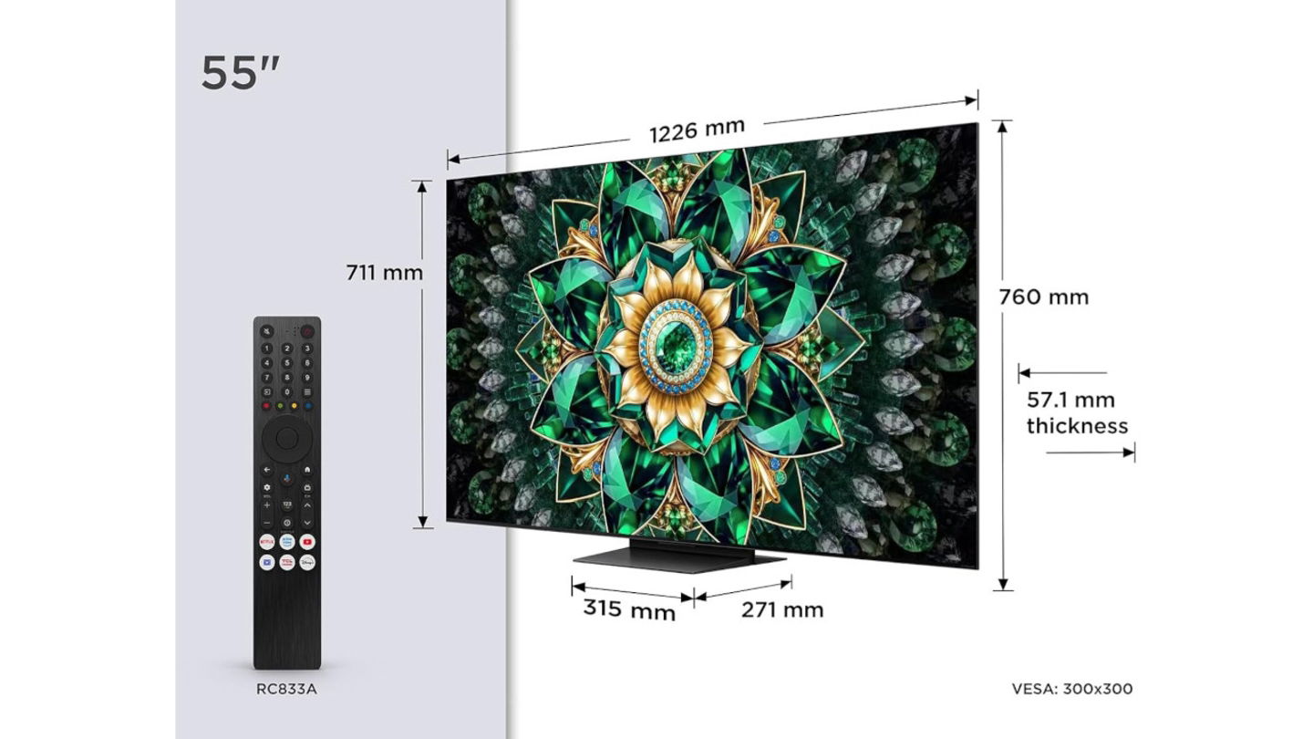 De 849 a 594 euros: rebaja brutal para este TCL QD-Mini LED de 55 pulgadas