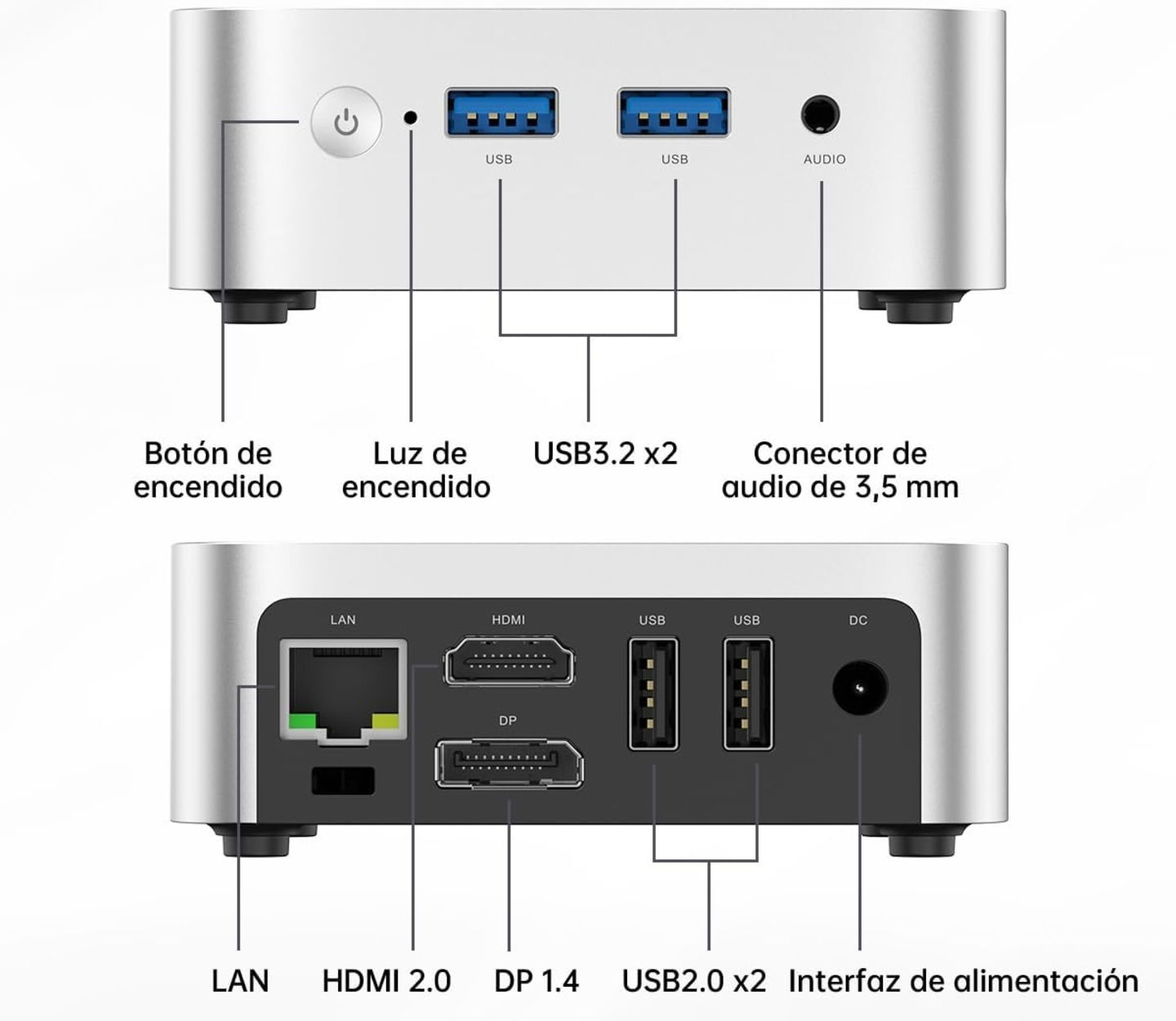 ACEMAGICIAN V1 puertos