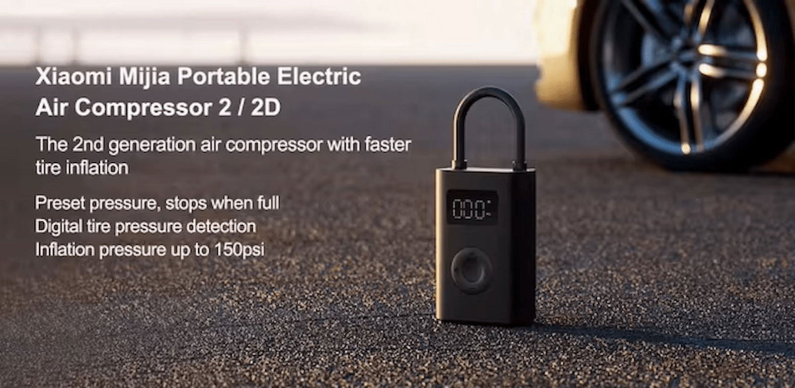 Aprovcha el gran descuento que tiene este dispositivo para inflar neumáticos de Xiaomi