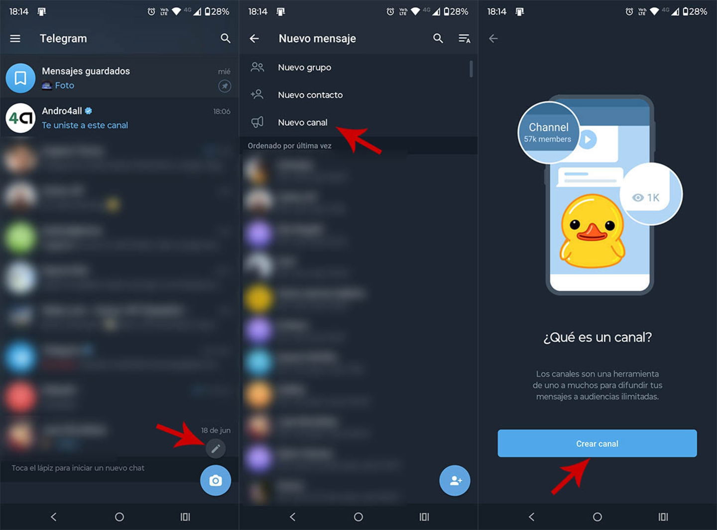 Cómo crear tu propio canal de Telegram