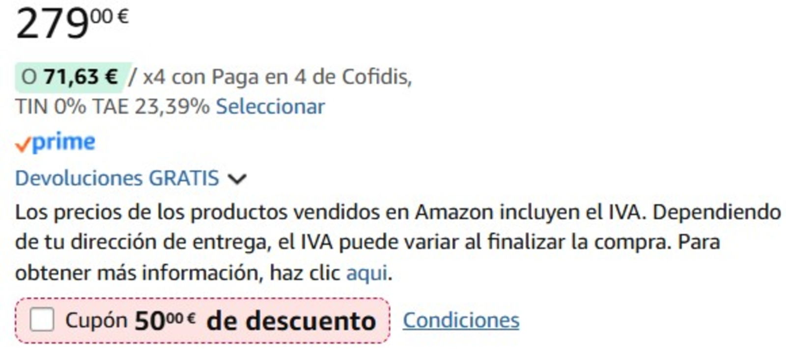 Cupón descuento TCL C1