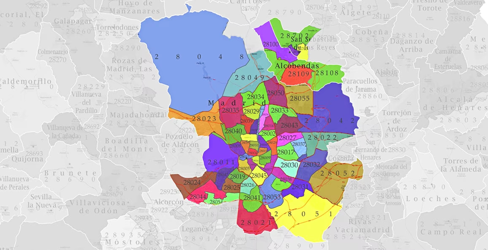 Estas son las zonas de Madrid donde se puede solicitar el servicio actualmente