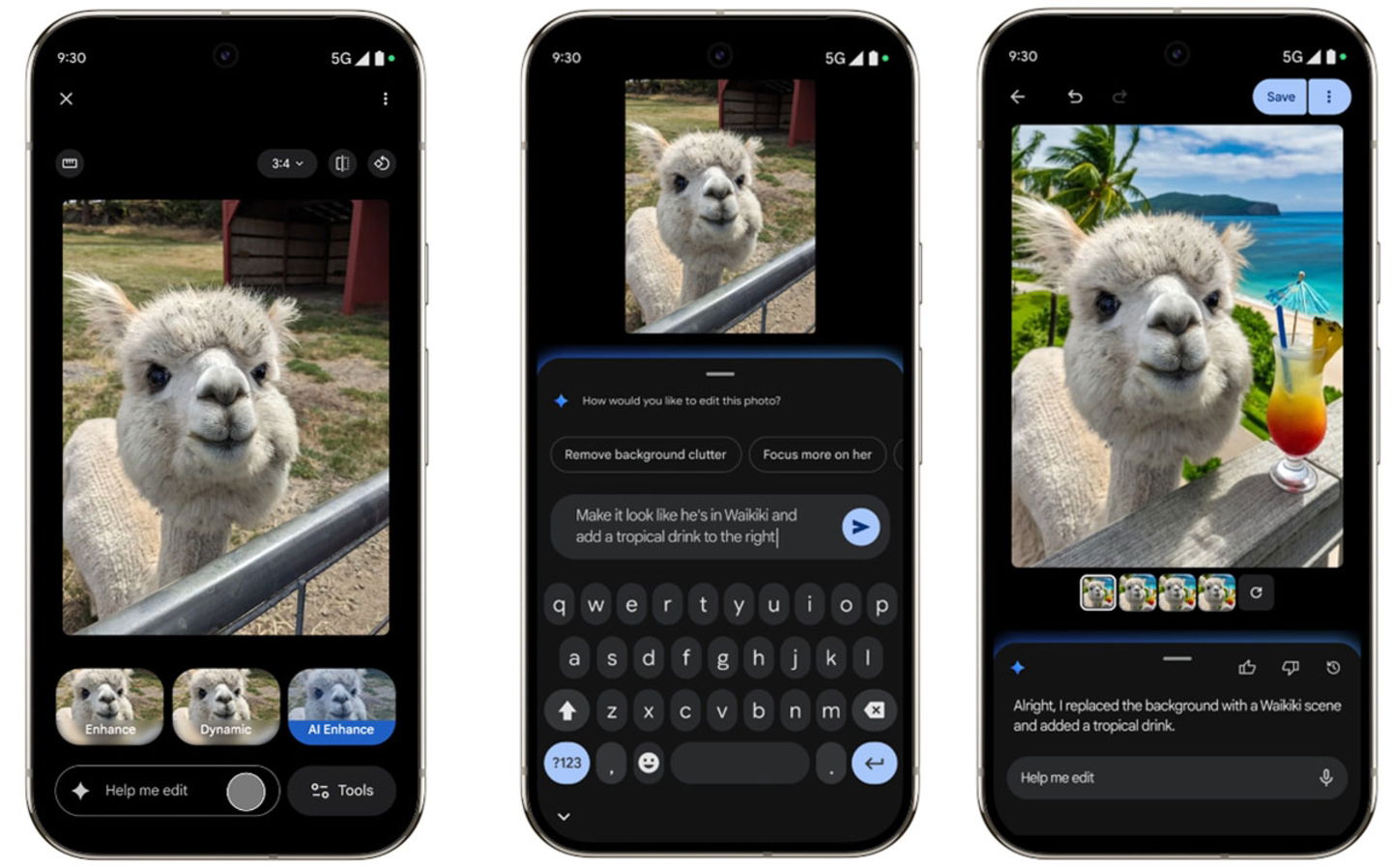 Google Fotos ahora permite editar imágenes con solo escribir o hablar