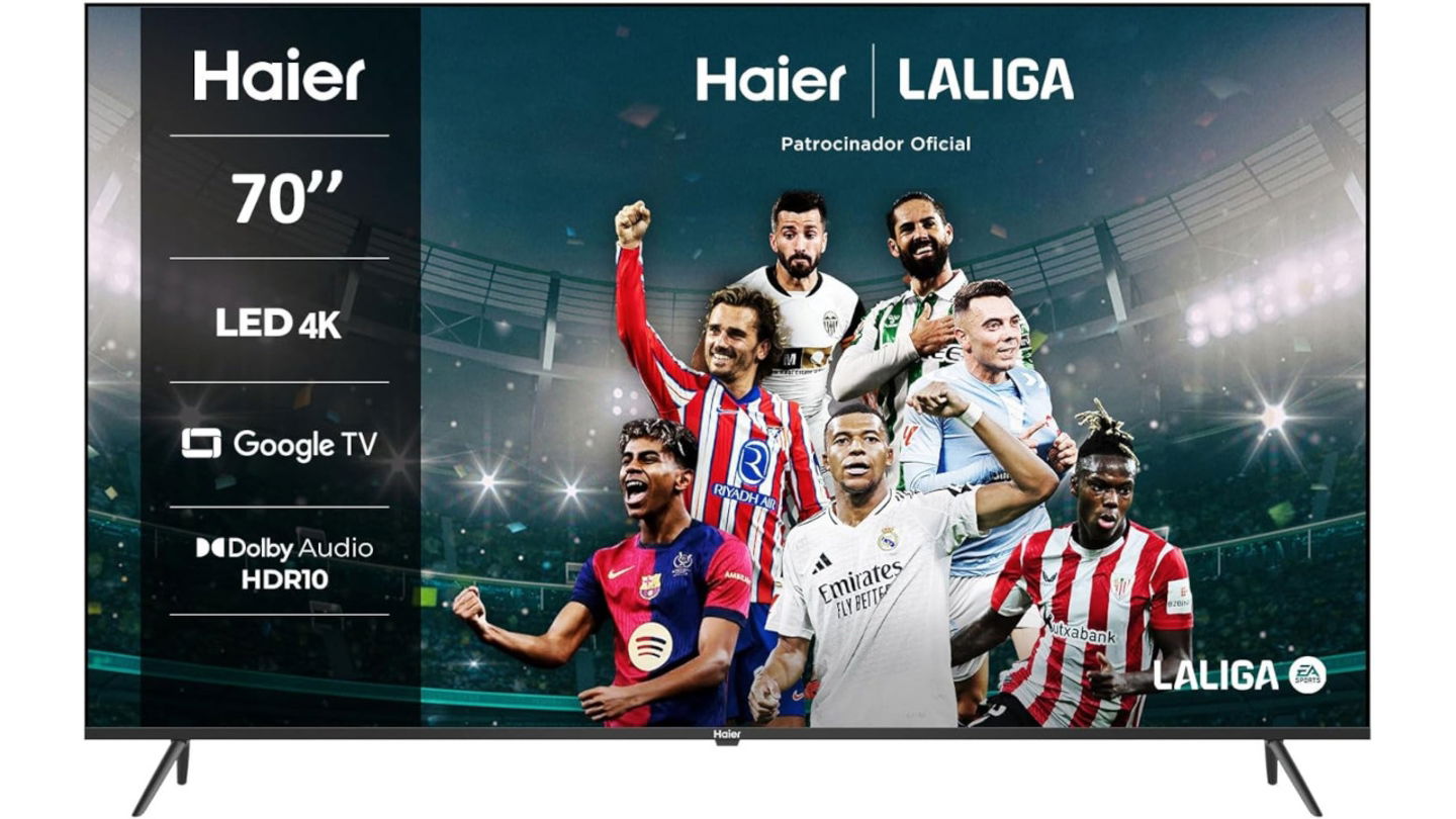 70 pulgadas por menos de 500 euros: 4K con Google TV, HDMI 2.1 y Dolby por muchísimo menos de lo habitual