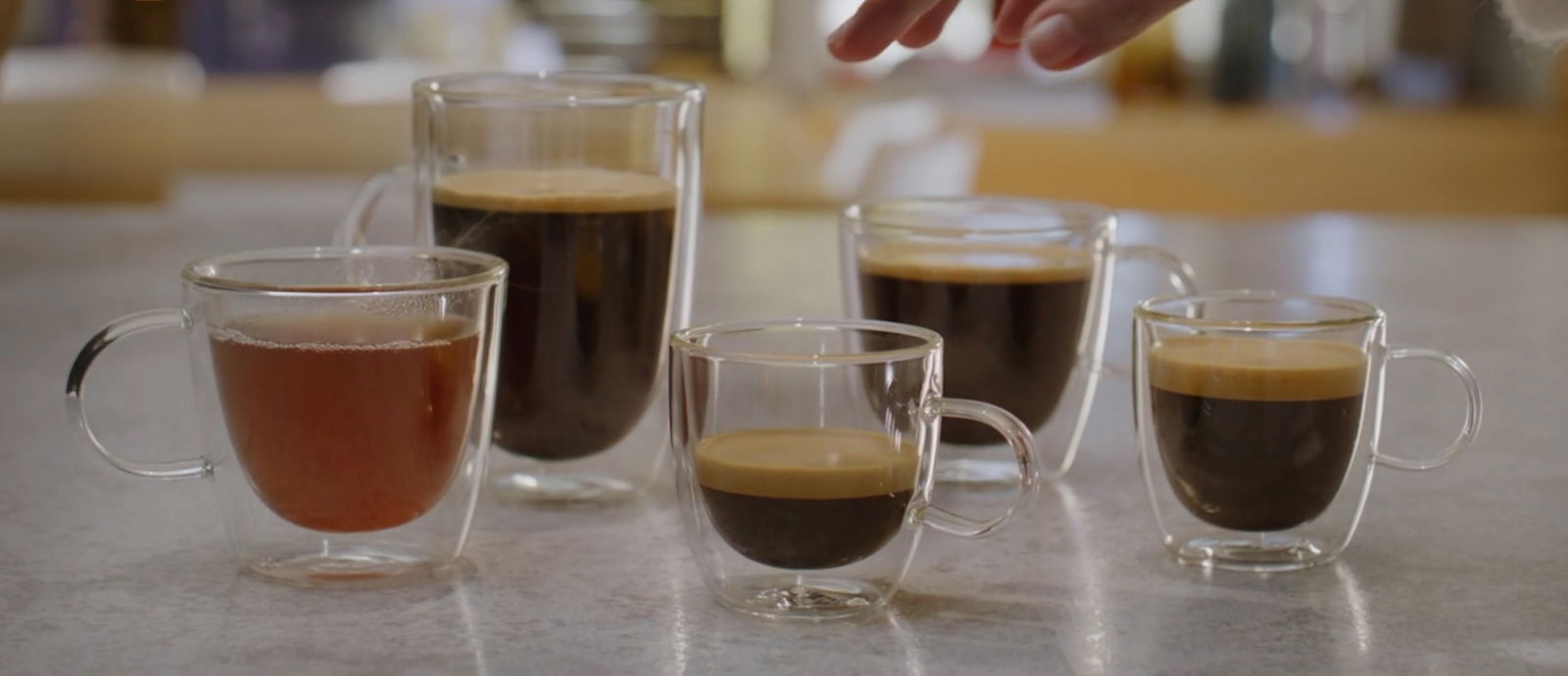 Krups Sensation C50 bebidas