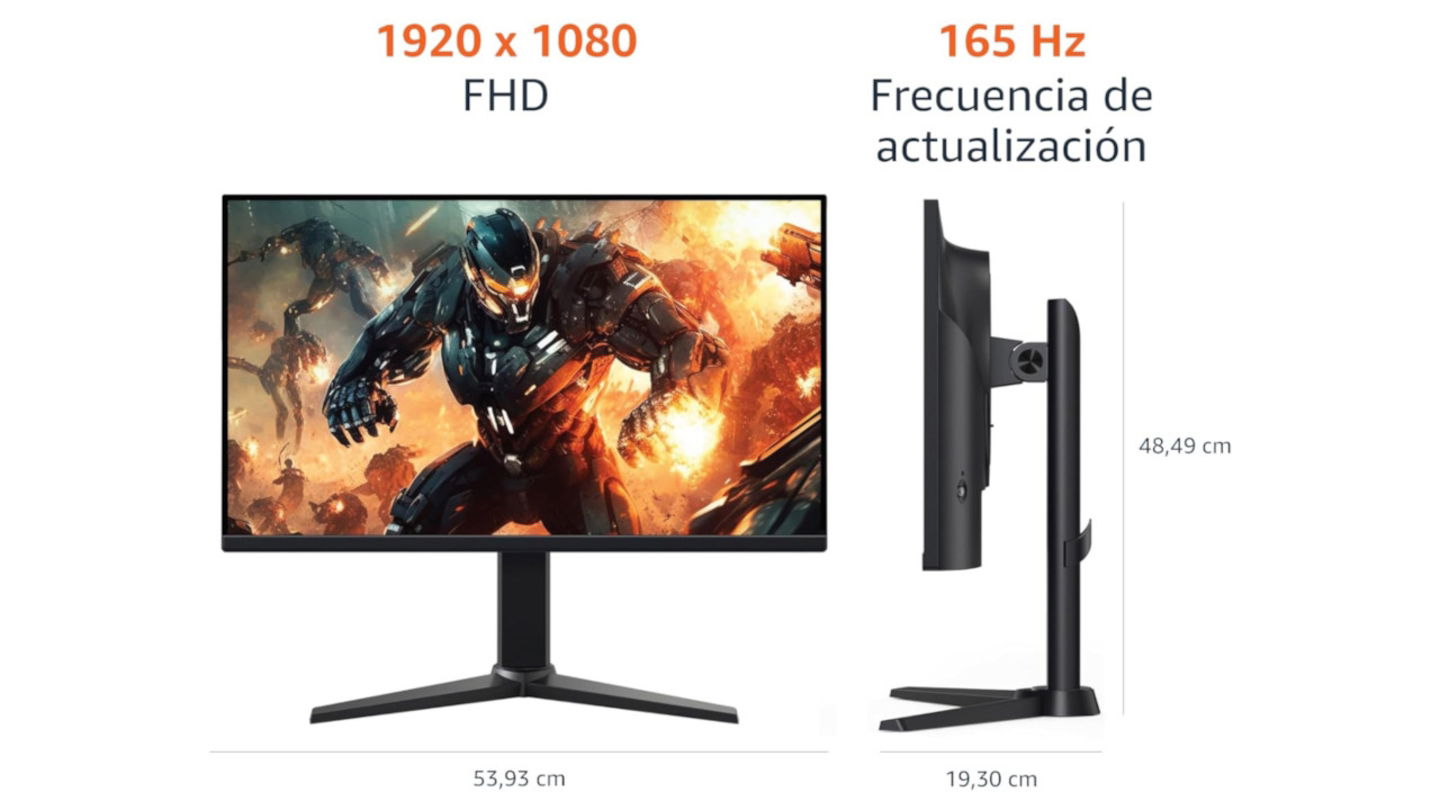 ¿Un monitor gaming? Te recomiendo el Amazon Basics de 24 pulgadas, cuesta poco y rinde como uno de gama alta