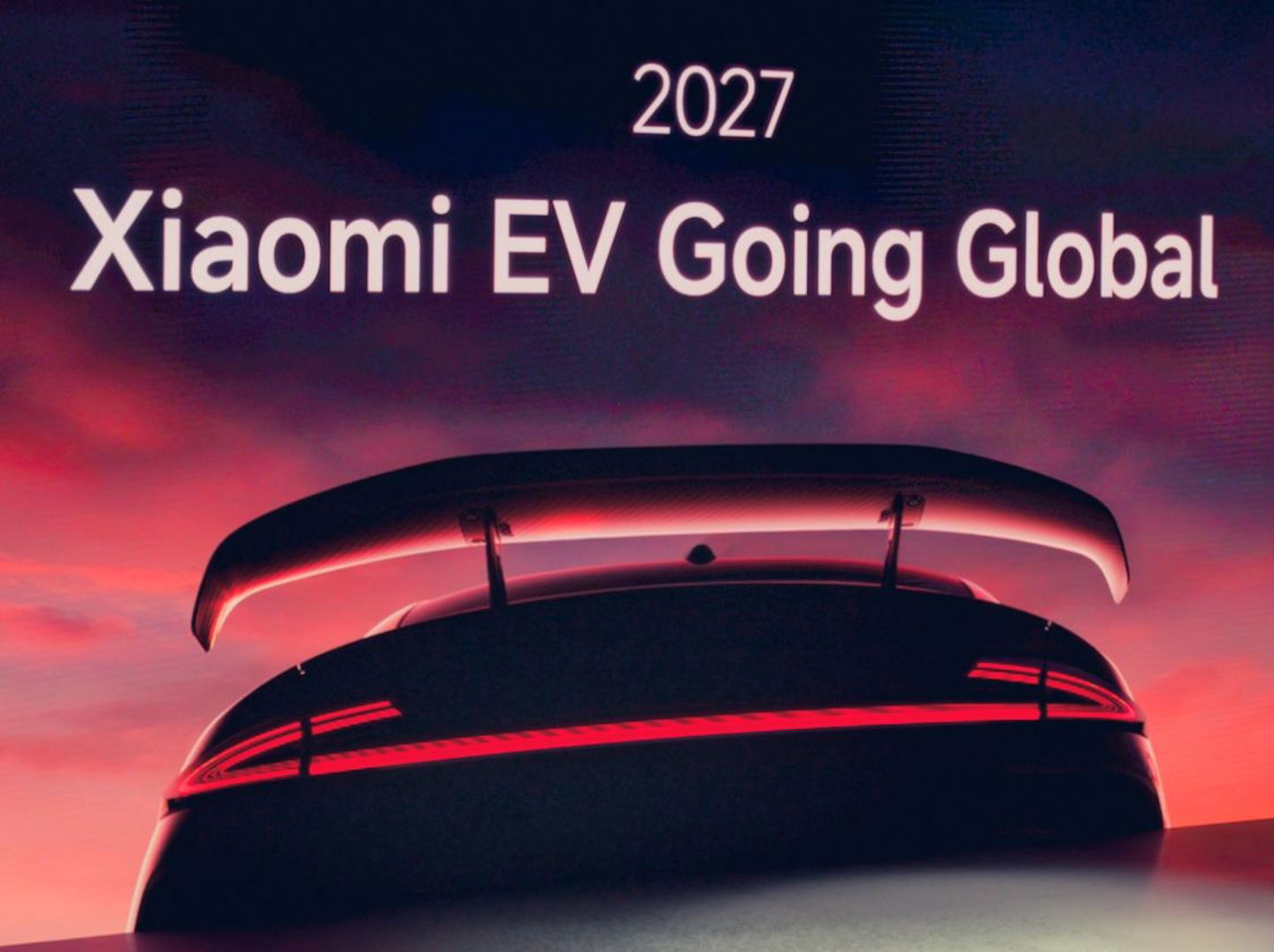 Xiaomi confirma oficialmente la llegada de sus coches eléctricos a Europa y España en 2027