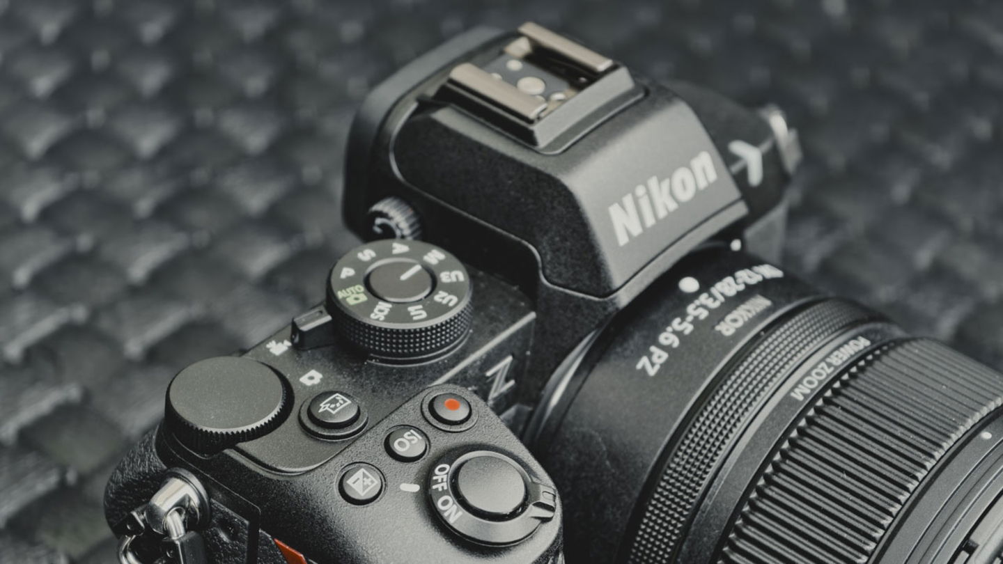 Vista superior de la Nikon Z50 II