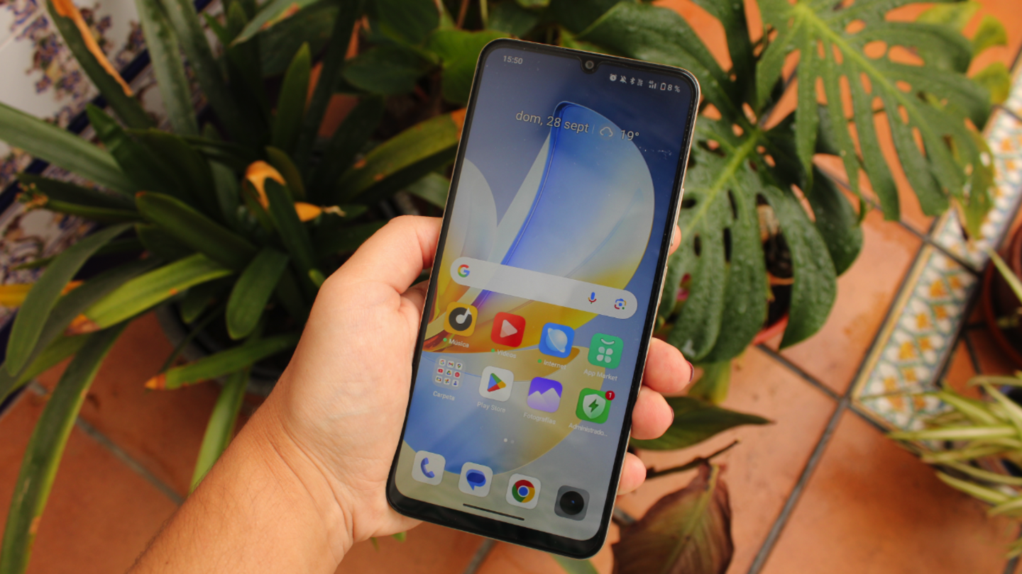 Panel del realme Note 70T