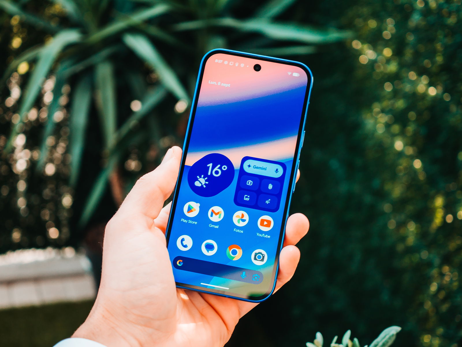Pantalla del Google Pixel 10