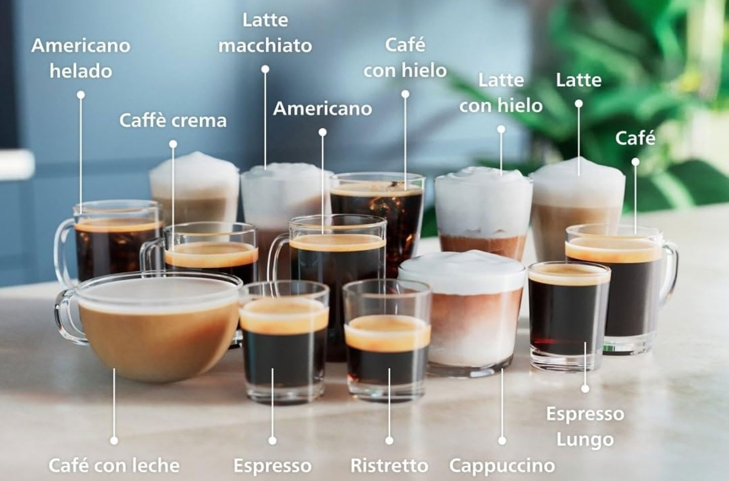 Philips Serie 5500 bebidas