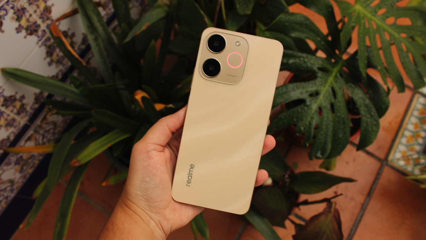 realme Note 70T dorado playa