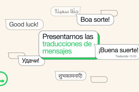 WhatsApp anuncia oficialmente la traducción de mensajes en Android y iPhone, aunque con una pequeña limitación WhatsApp anuncia oficialmente la traducción de mensajes en Android y iPhone, aunque con una pequeña limitación
