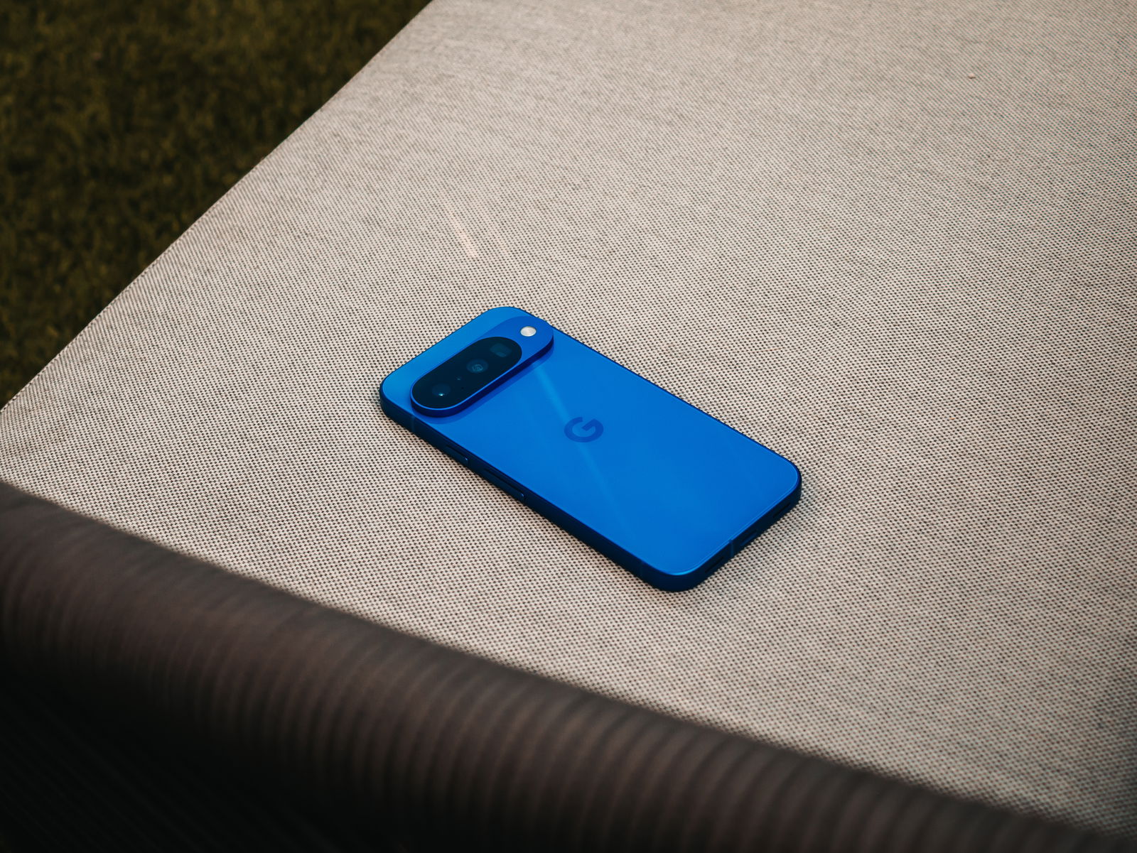 Trasera azul
