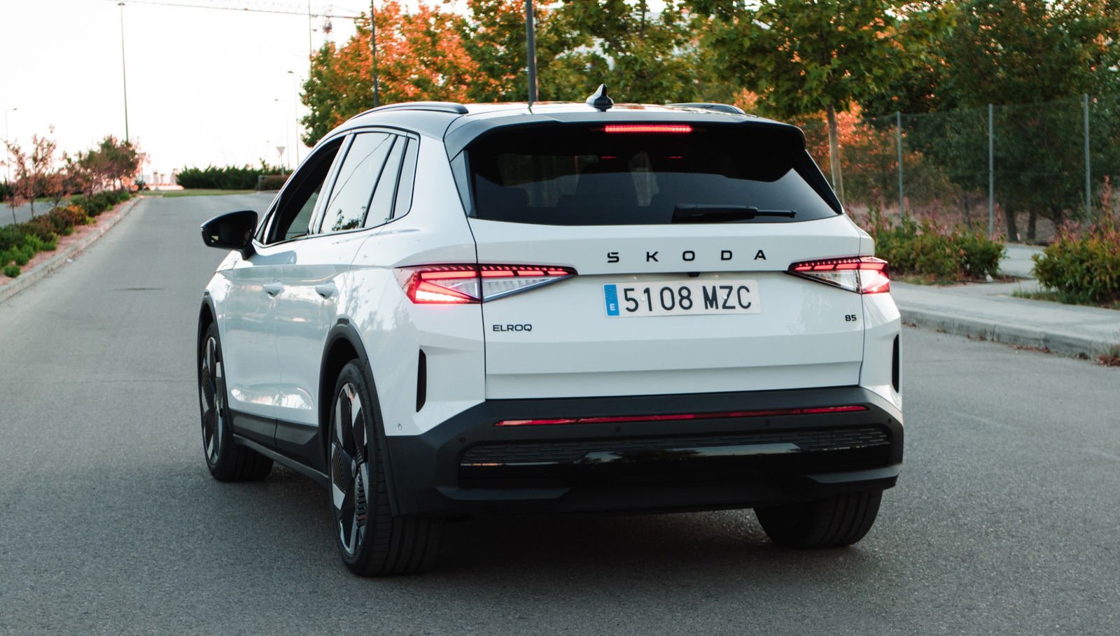 Parte trasera del Škoda Elroq