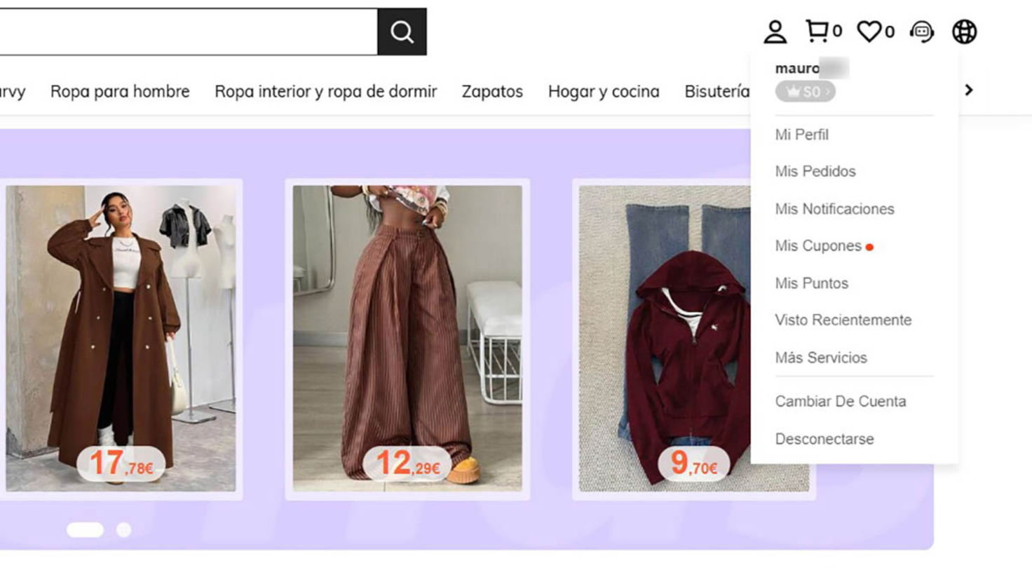 Acceder a tu cuenta de Shein