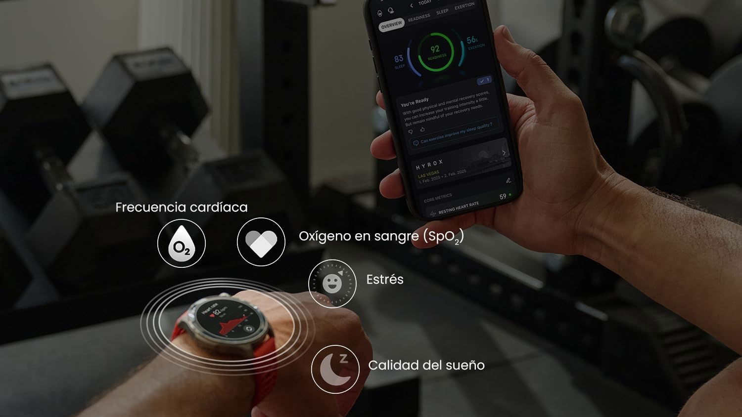 Amazfit Balance 2 sensores