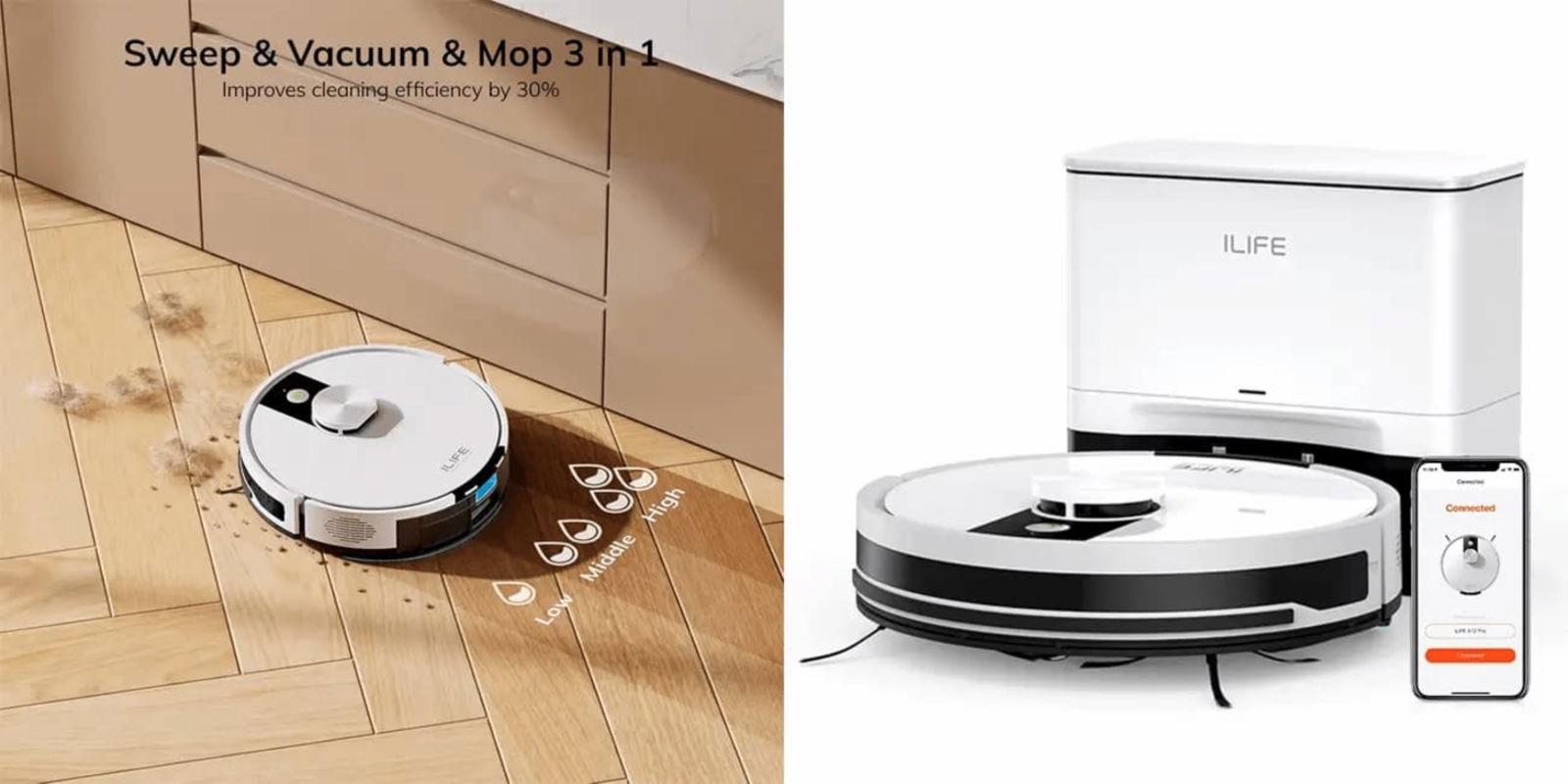 Aprovecha el gran descuento que tiene AliExpress para este robot aspirador de ILIFE