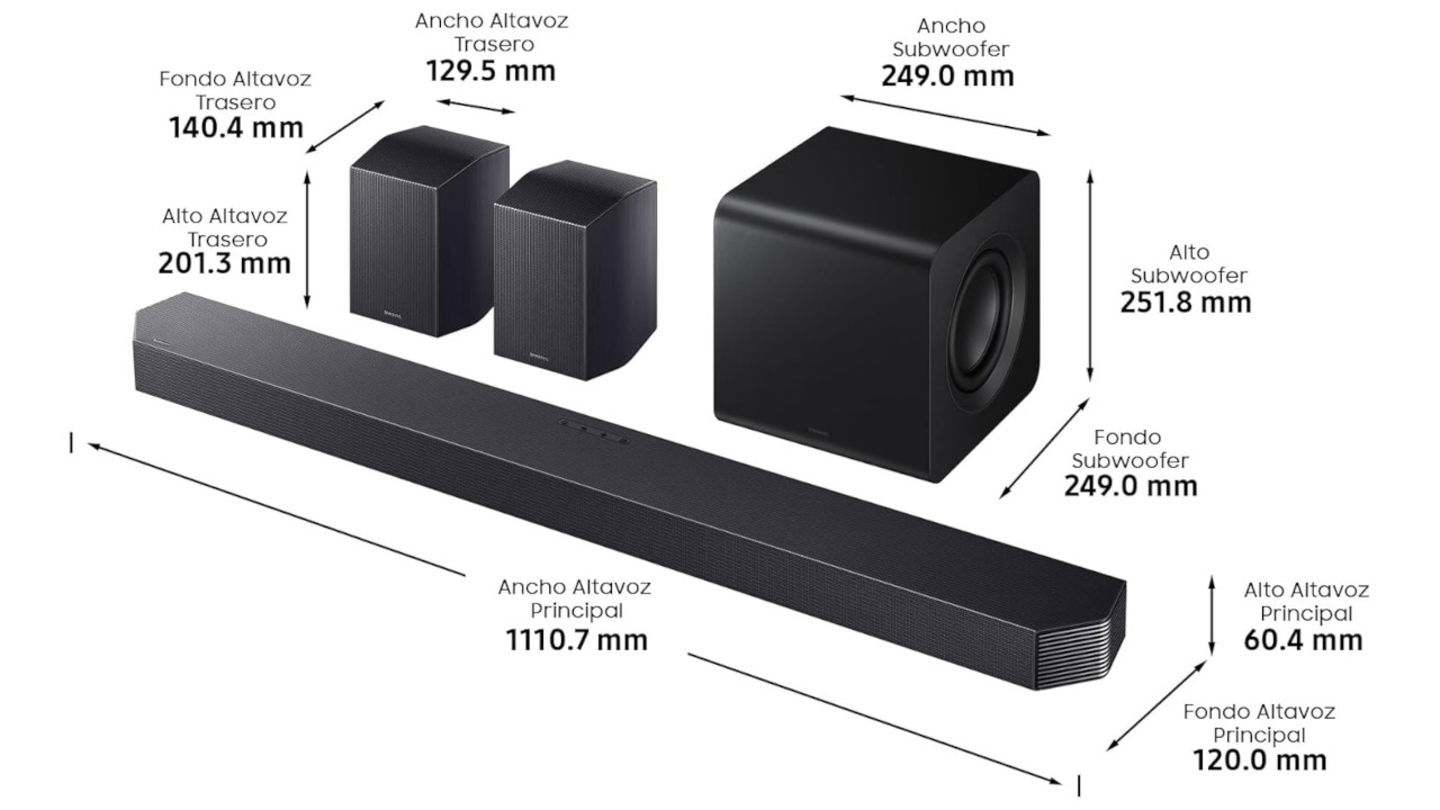 Dolby Atmos inalámbrico y canales 9.1.4 con Q-Symphony y SpaceFit Sound Pro: esta maravilla desploma su precio al mínimo