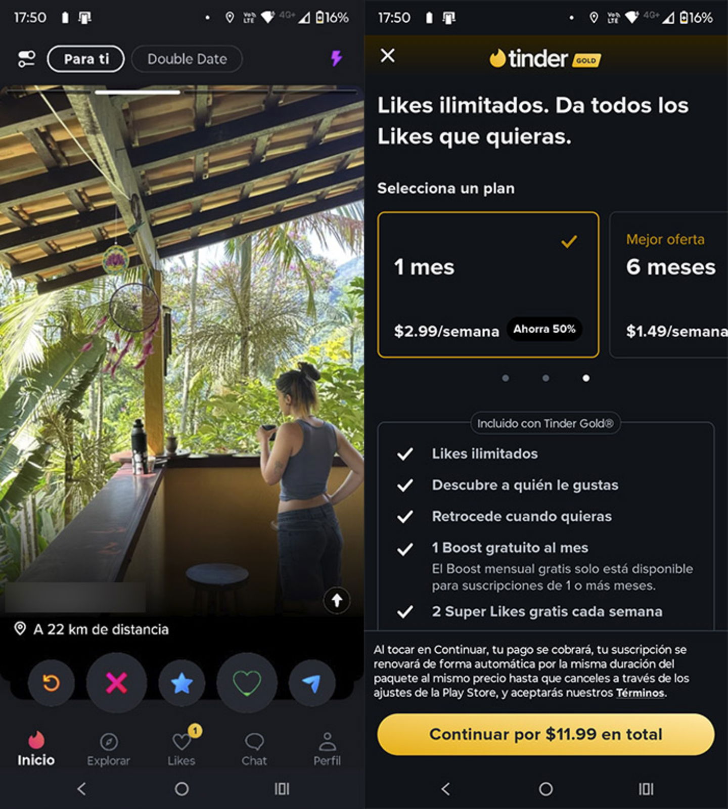 Cada cuánto se renuevan los likes