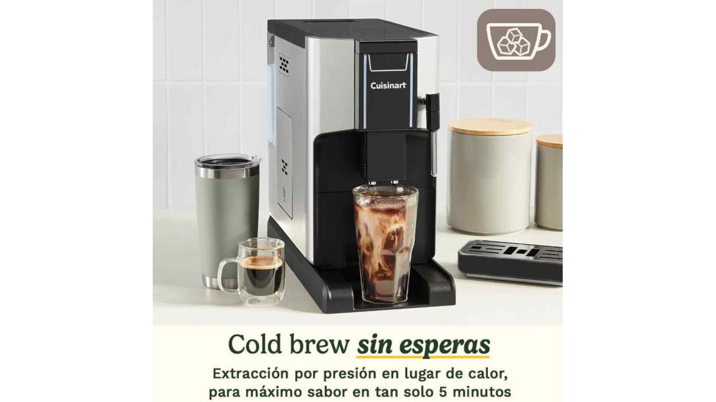 De grano a taza y con espuma perfecta: la Cuisinart automática que mereces baja 180 euros
