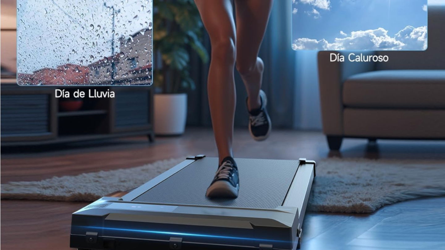 ¡Esta cinta de andar tiene un 87% de descuento en Amazon! Te vendrá de lujo para combatir el sedentarismo