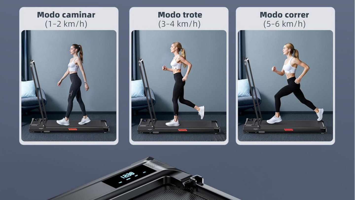 Espectacular 69% de descuento en una cinta para caminar plegable con unas estupendas valoraciones