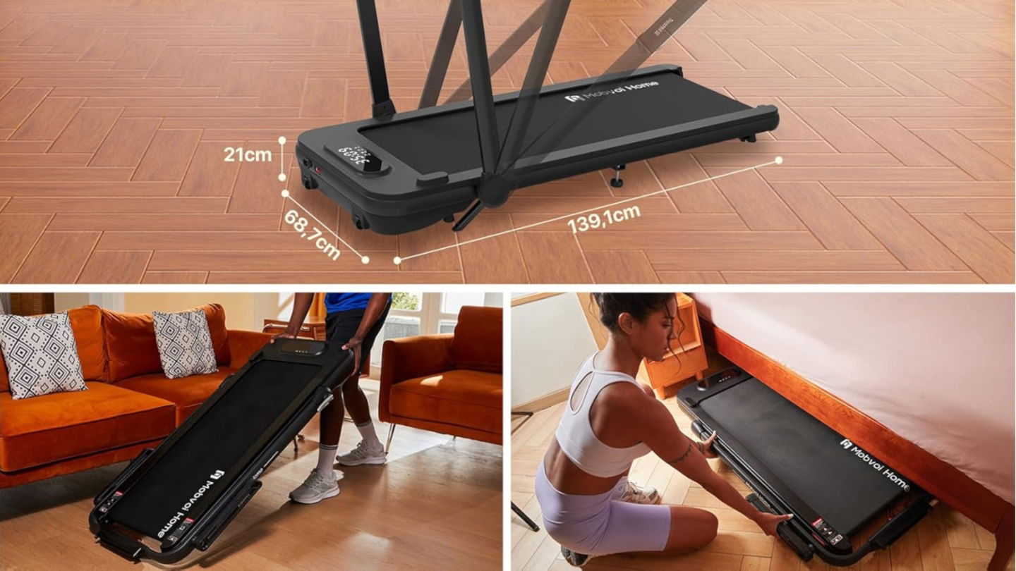 Compacta, conectada y potente: esta cinta de correr plegable 3 en 1 tiene una Oferta Flash que la deja por los suelos