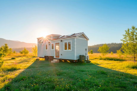 Esta mini casa sobre ruedas mide solo 9 metros y tiene cocina, baño y dos dormitorios Esta mini casa sobre ruedas mide solo 9 metros y tiene cocina, baño y dos dormitorios