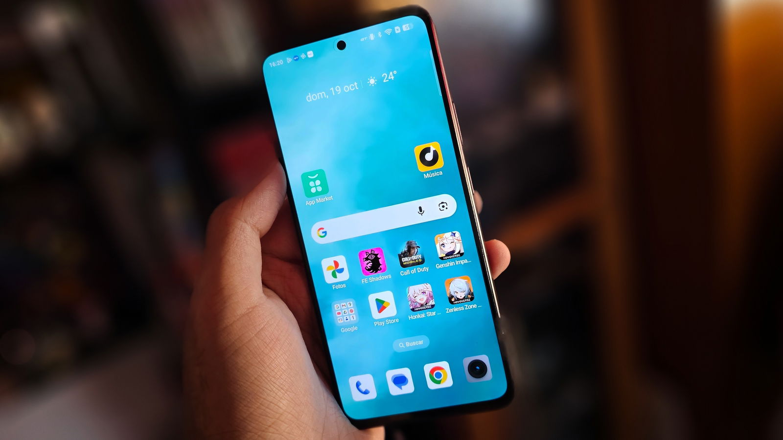 Frontal pantalla realme P3 5G