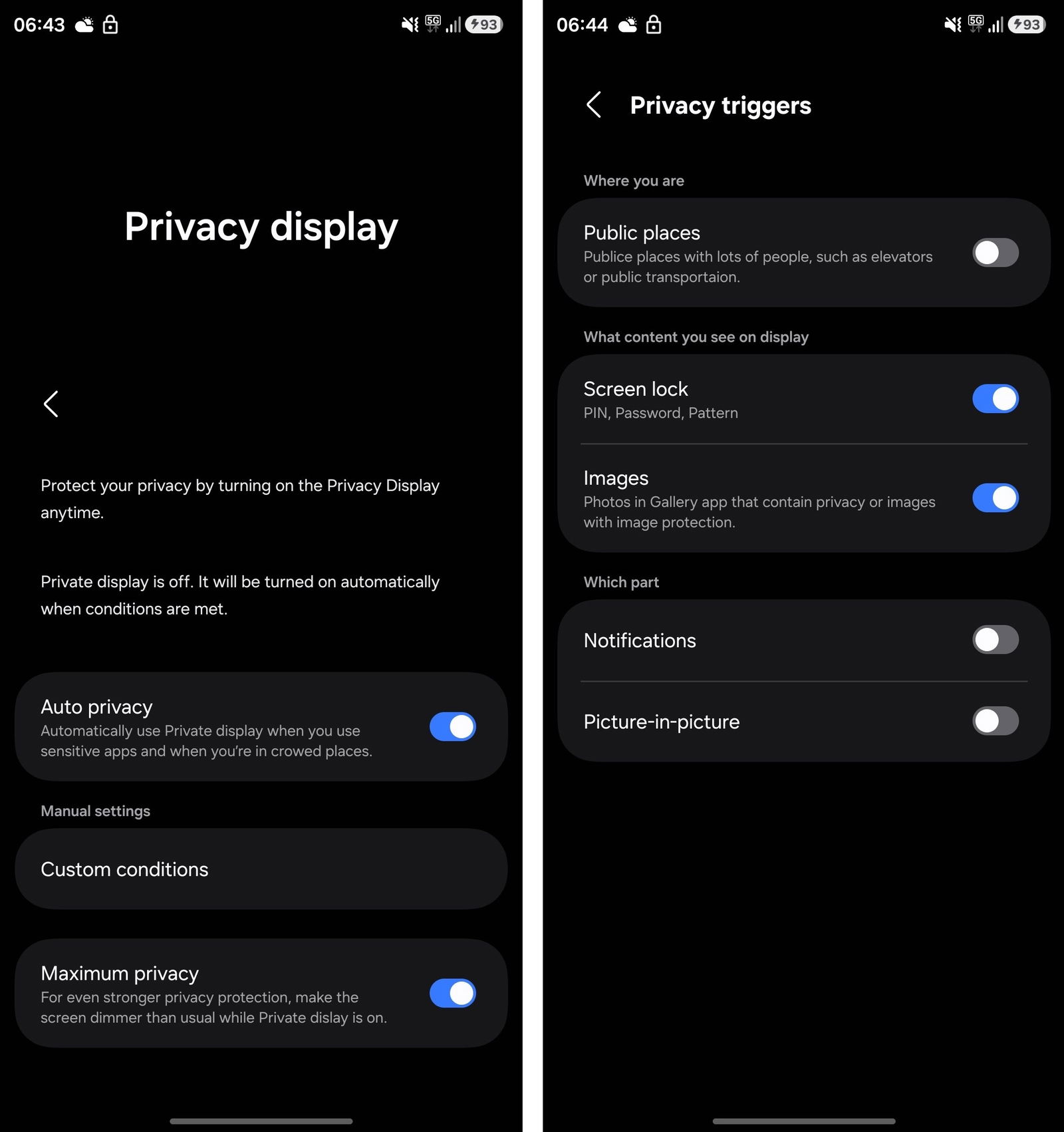 Samsung nos muestra cómo funcionará la pantalla "mágica" con privacidad del Galaxy S26 Ultra