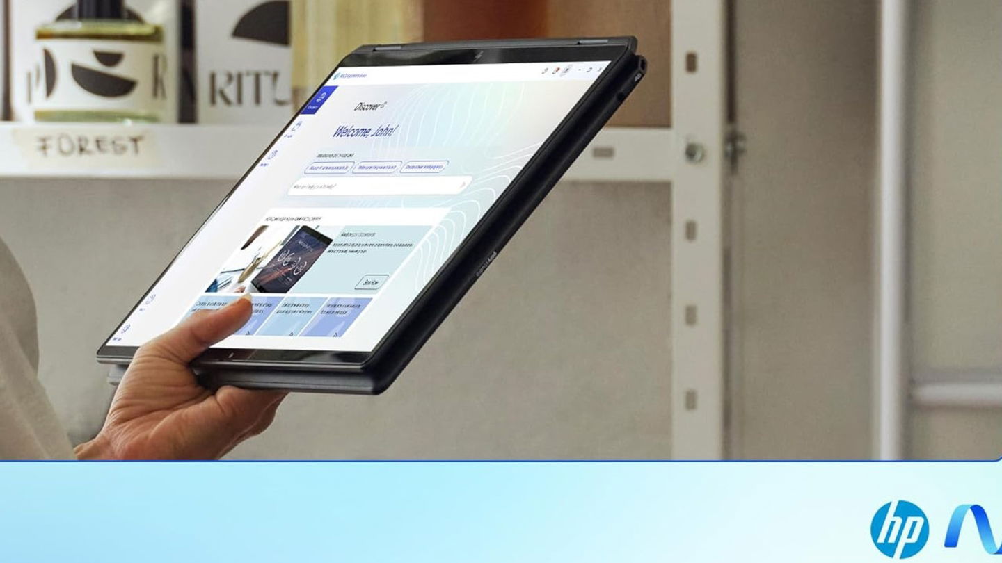 El portátil premium de HP que se convierte en tablet, con Intel Ultra 7-258V y 1 TB SSD, tiene más de 430 euros de descuento