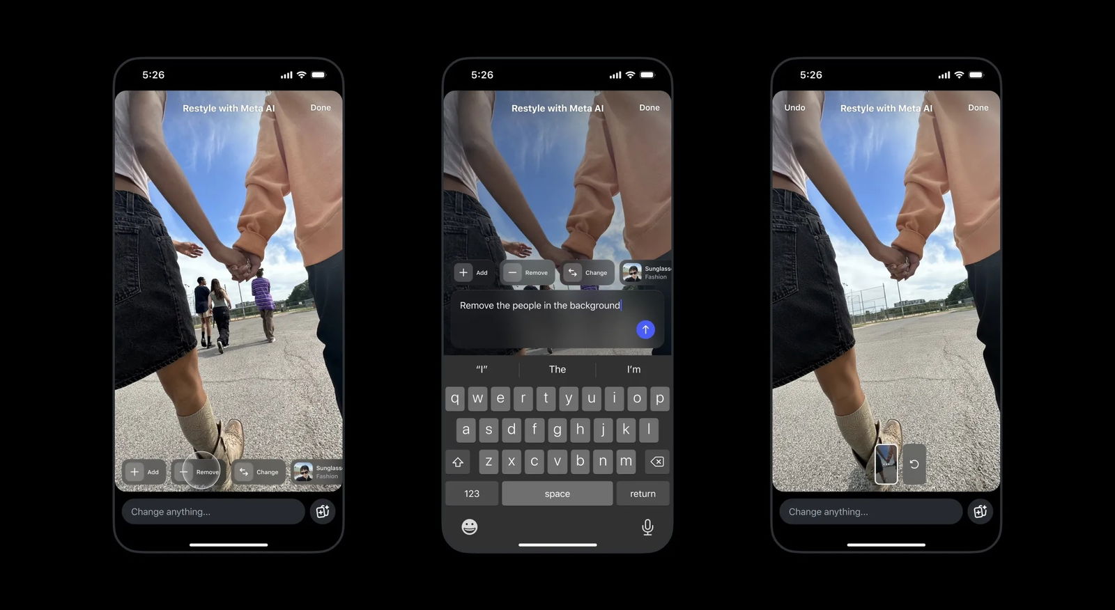 Instagram borrado con IA