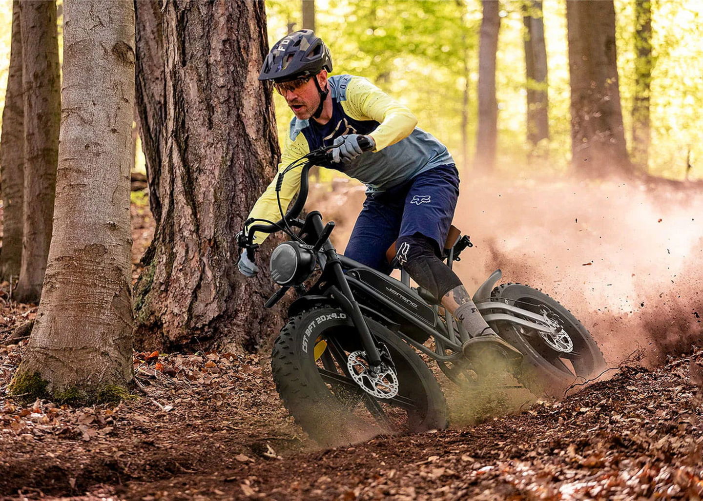 La X50 de JANSNO es una bici eléctrica con capacidad todoterreno