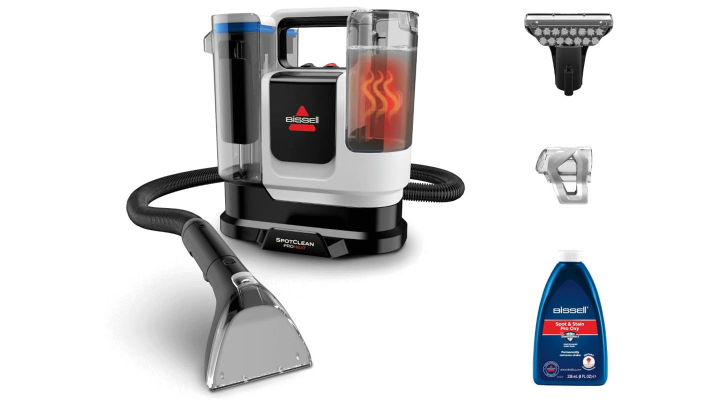El limpia tapicerías de 1125W de potencia que no sabías que necesitabas desploma su precio en Amazon