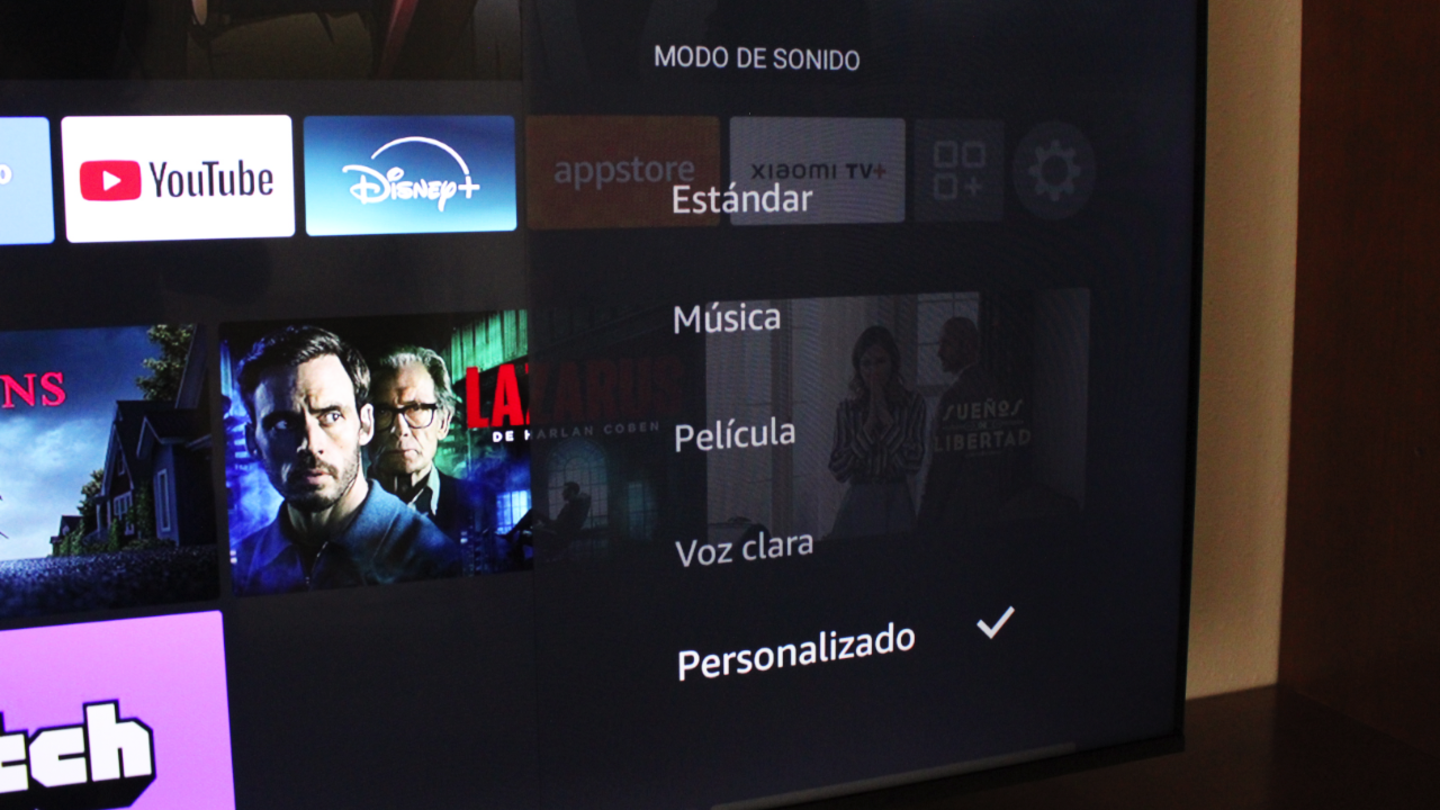 Modos de sonido de Xiaomi TV F Pro 75 2026