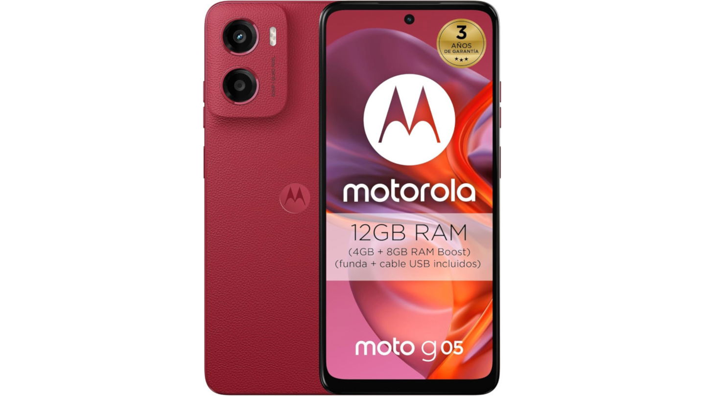 La ganga que no parece real: el Moto g05 con pantalla superbrillante de 6,67 pulgadas y cámara de 50 MP... ¡por menos de 70 euros!