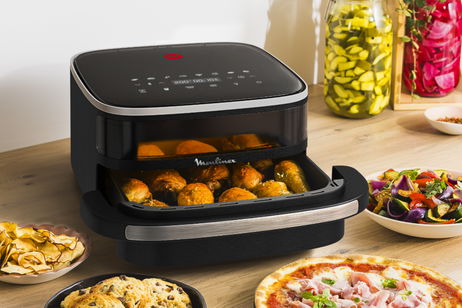 Esta freidora de aire de altísima calidad toca fondo en Amazon: 40% de descuento, 2200W y 10 programas Esta freidora de aire de altísima calidad toca fondo en Amazon: 40% de descuento, 2200W y 10 programas