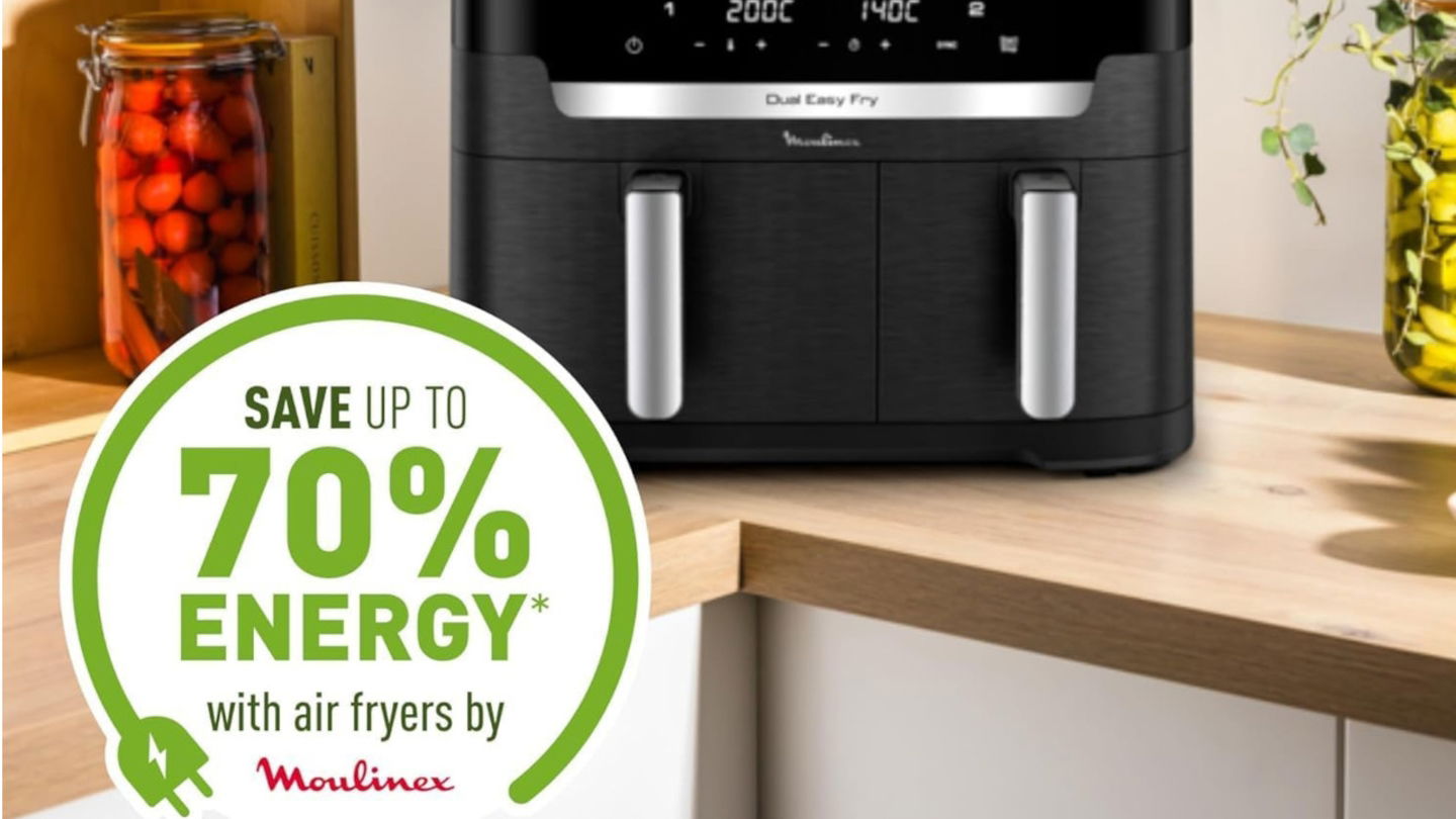 Freidora de aire XXL a precio mini: 11L y dos cestas para ahorrar tiempo, aceite... y dinero, porque tiene gran descuento