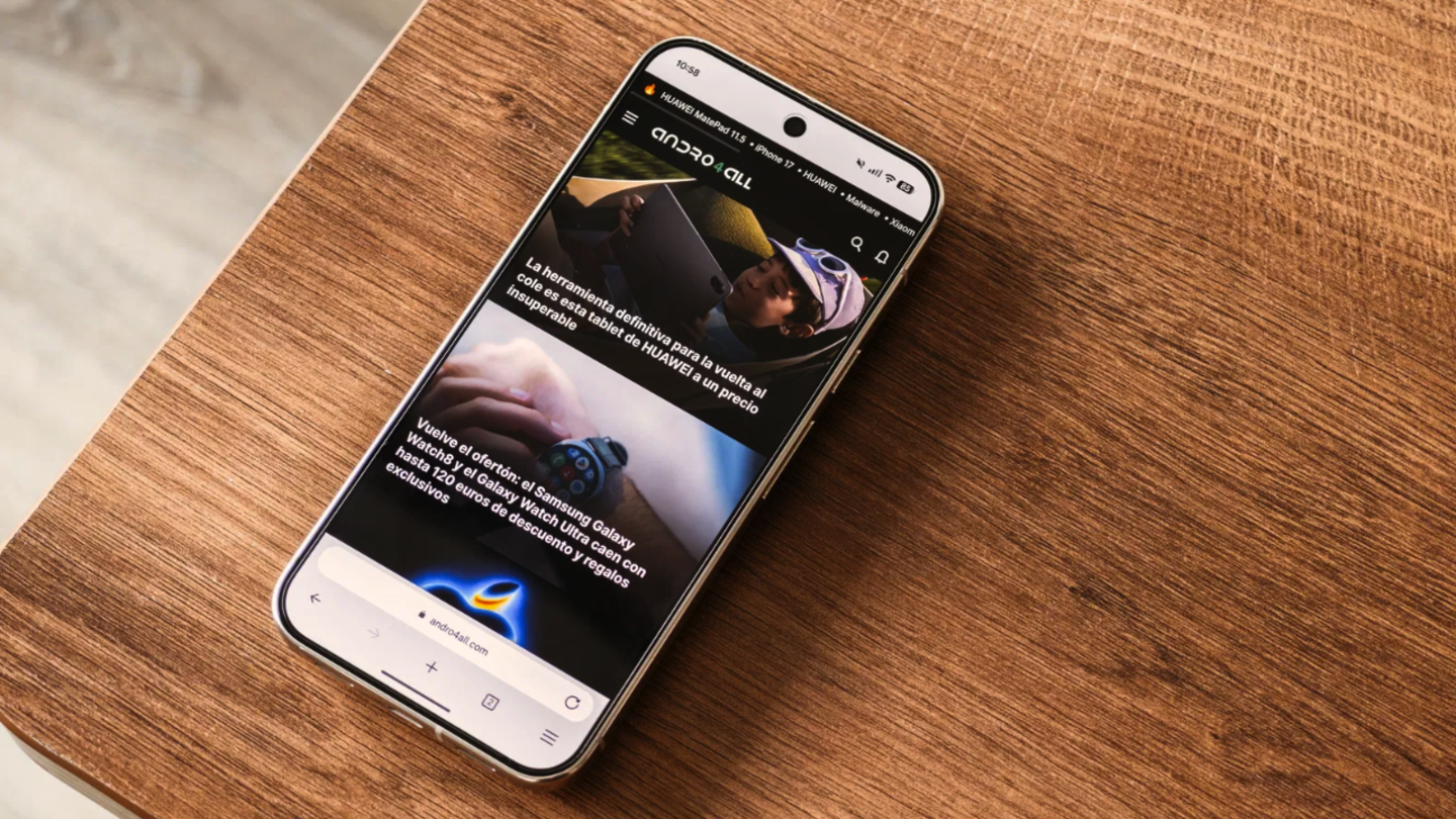 Navegador web del Google Pixel 10 Pro XL