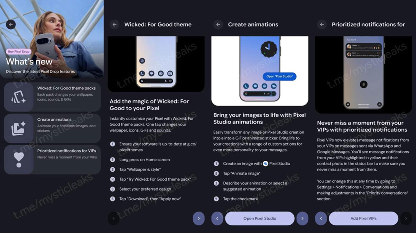 Nuevos temas, posibilidad de crear animaciones y apartado especial para contactos VIPS