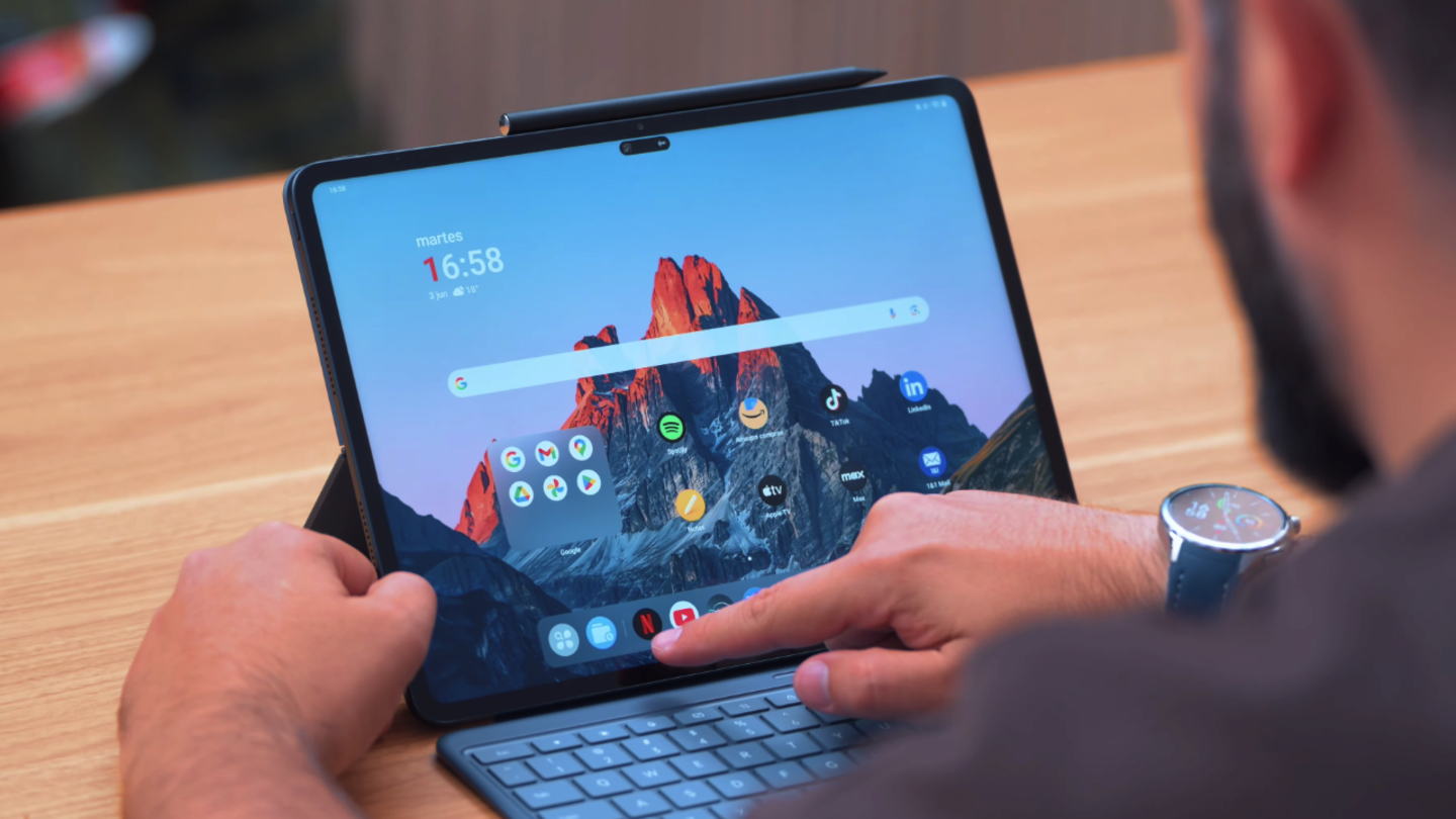 Pantalla de inicio de la OnePlus Pad 3