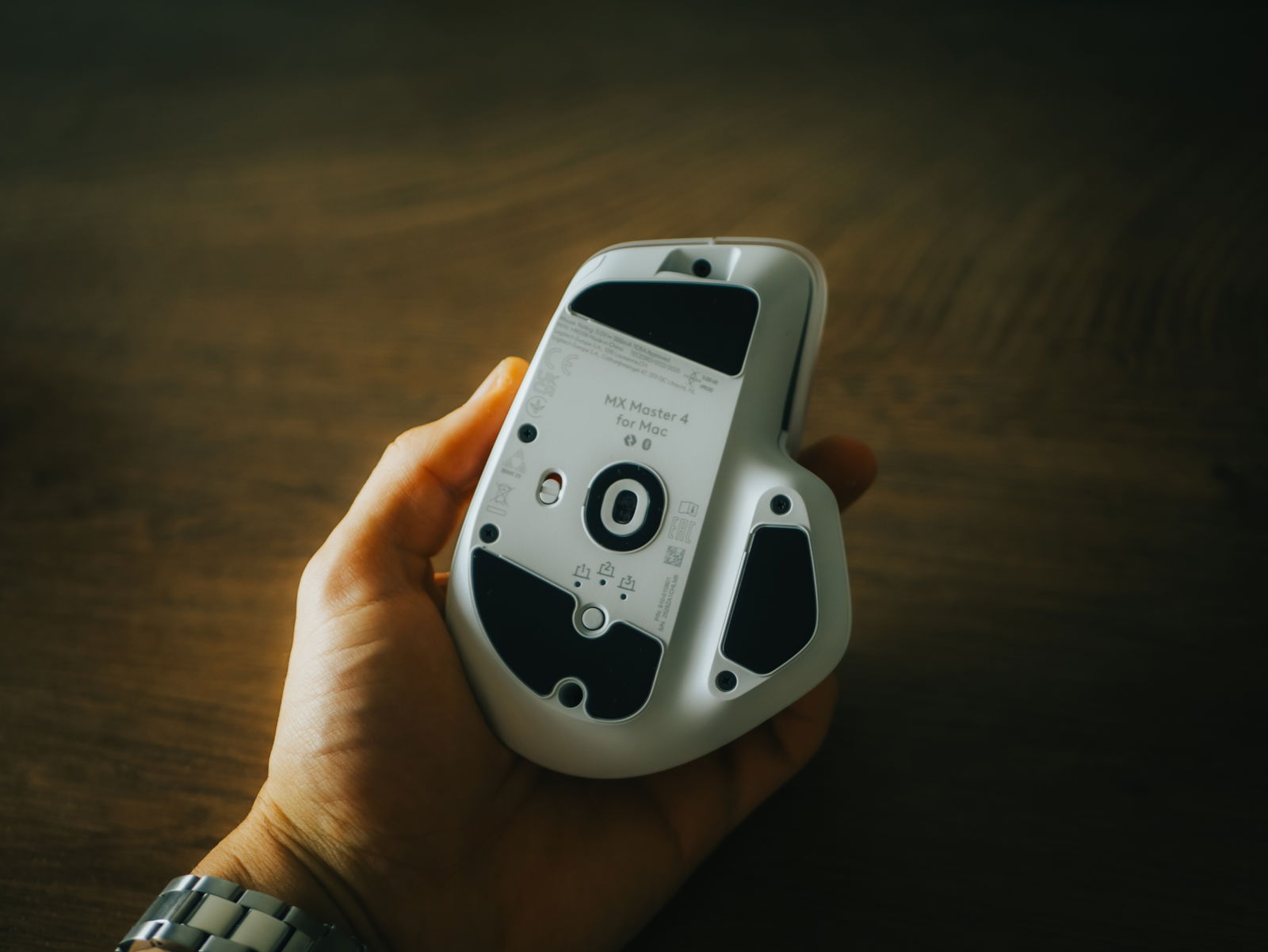 Parte inferior del Logitech MX Master 4