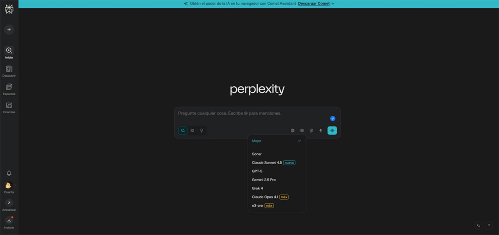 Perplexity AI Pro qué ofrece