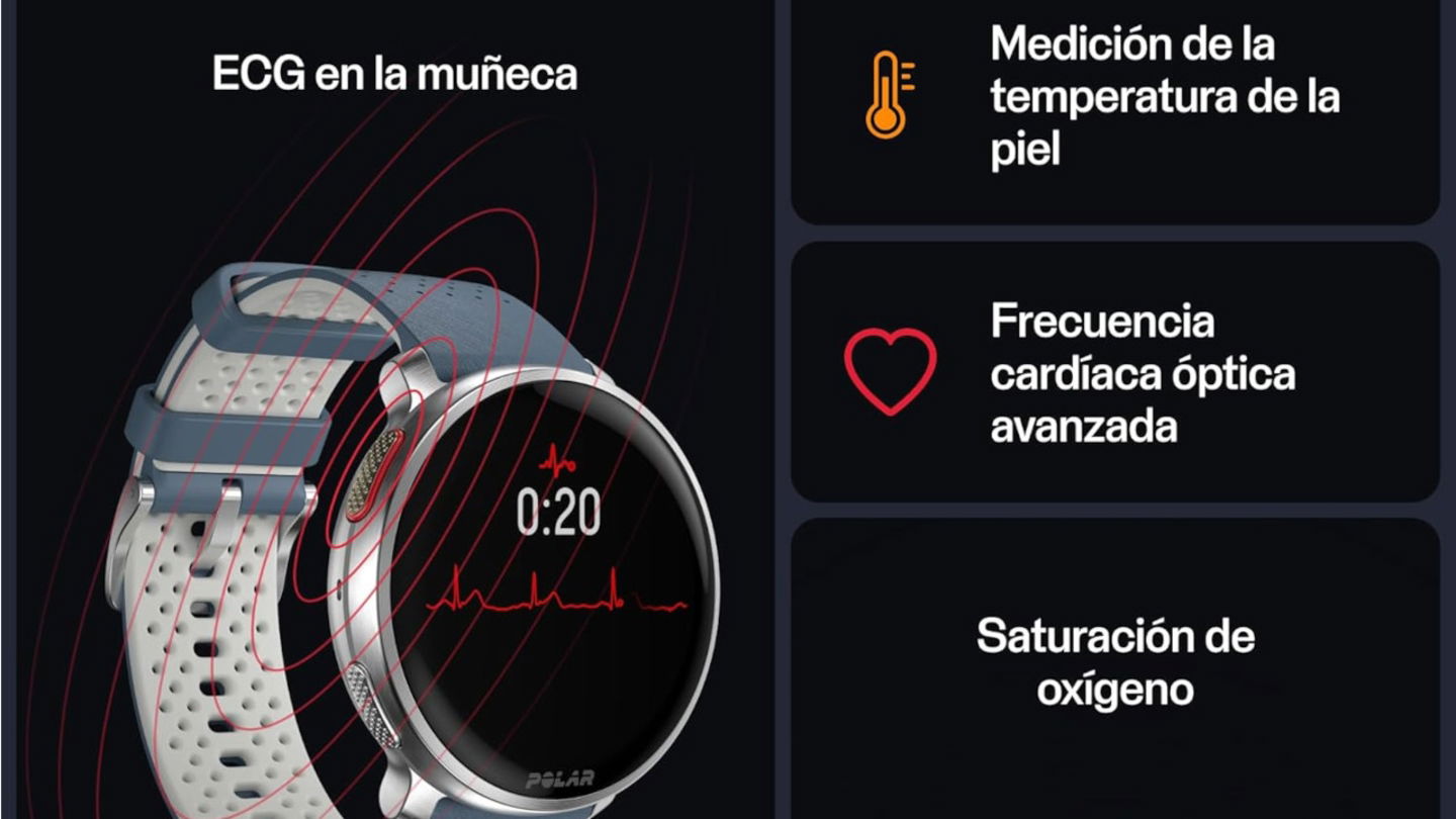 GPS multibanda, mapas offline y hasta varios días de batería te ofrece este Polar, que tiene 195 euros de descuento