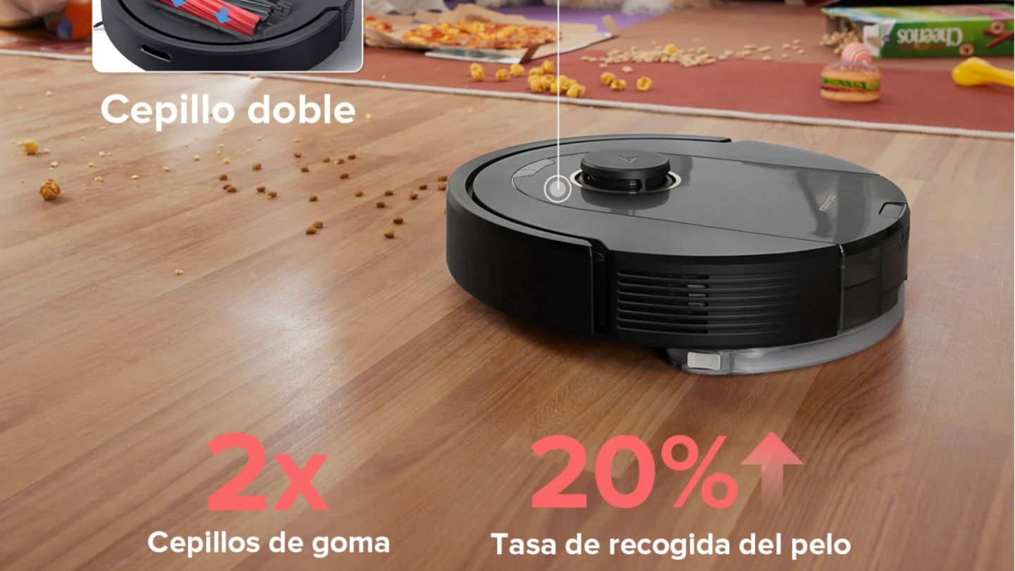 Aspiración súper potente, fregado organizado y navegación láser: el Q5 Pro de roborock hunde su precio